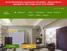 Tablet Screenshot of ioana-hotels.ro